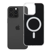 Заредете изображение във визуализатора на галерията – Гръб Clear Fusion Mag Cover за iPhone 16 PRO MAX с MagSafe - черен
