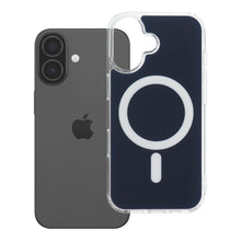 Заредете изображение във визуализатора на галерията – Гръб Clear Fusion Mag Cover за iPhone 17 с MagSafe - тъмносин
