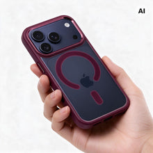 Заредете изображение във визуализатора на галерията – Гръб Color Edge Mag Cover за iPhone 18 Pro / 17 Pro с MagSafe - бордо – снимка 4
