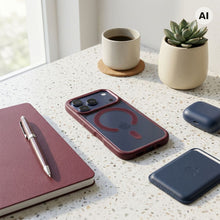 Заредете изображение във визуализатора на галерията – Гръб Color Edge Mag Cover за iPhone 18 Pro / 17 Pro с MagSafe - бордо – снимка 5
