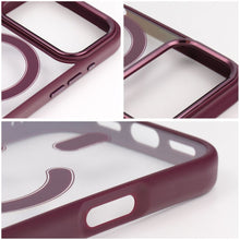 Заредете изображение във визуализатора на галерията – Гръб Color Edge Mag Cover за iPhone 18 Pro / 17 Pro с MagSafe - бордо – снимка 6
