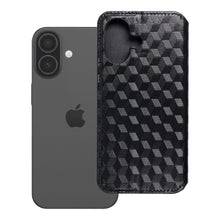 Заредете изображение във визуализатора на галерията – Калъф тип книга Cubic Book за iPhone 17 / 18 - черен
