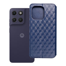 Заредете изображение във визуализатора на галерията – Калъф тип книга Cubic Book за Motorola G17 - син
