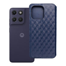 Заредете изображение във визуализатора на галерията – Калъф тип книга Cubic Book за Motorola G17 POWER - син
