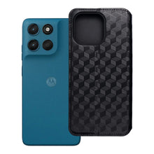 Заредете изображение във визуализатора на галерията – Калъф тип книга Cubic Book за Motorola G57 POWER - черен
