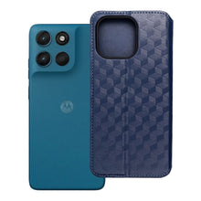 Заредете изображение във визуализатора на галерията – Калъф тип книга Cubic Book за Motorola G57 POWER - син

