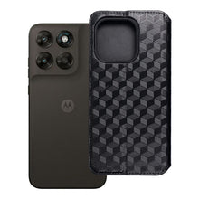 Заредете изображение във визуализатора на галерията – Калъф тип книга Cubic Book за Motorola G67 / G77 - черен
