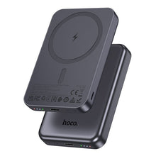 Заредете изображение във визуализатора на галерията – Powerbank compatible with MagSafe Hoco 5000 mAh 2A 5W J160 metal gray
