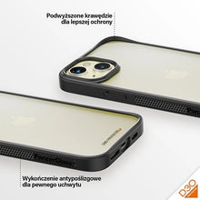 Заредете изображение във визуализатора на галерията – PanzerGlass ClearCase Case for iPhone 15 Plus / 14 Plus with Military Grade Certification - Clear &amp; Black
