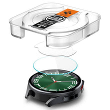 Заредете изображение във визуализатора на галерията – Spigen Glas.tR EZ Fit tempered glass for Samsung Galaxy Watch 6 Classic (47 mm) - 2 pcs.
