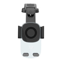 Заредете изображение във визуализатора на галерията – Car holder for mobile phone with windshield and dashboard mount BLUE STAR Long Neck Crystal black
