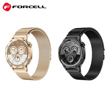 Заредете изображение във визуализатора на галерията – FORCELL F-DESIGN FS10 stailess steel strap for SAMSUNG Watch 20 mm gold
