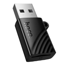 Заредете изображение във визуализатора на галерията – Card reader TF USB-A Hoco HB53 black
