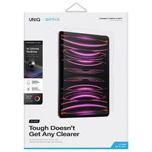 Заредете изображение във визуализатора на галерията – Uniq Optix Clear tempered glass with applicator for iPad Air 13" 2024
