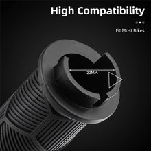 Заредете изображение във визуализатора на галерията – Rockbros 40720007001 bicycle grips with reflector - black
