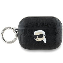 Заредете изображение във визуализатора на галерията – Karl Lagerfeld Monogram Karl Head case for AirPods Pro 2 - black

