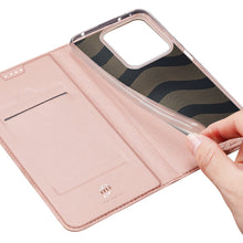 Заредете изображение във визуализатора на галерията – Dux Ducis Skin Pro case with flap and card slot for Xiaomi Redmi Note 13 5G - pink
