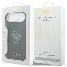 Заредете изображение във визуализатора на галерията – GUESS case for IPHONE 17 Air GUHCP17M5PS4RGGK (PU FW Resin Logo) black
