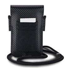 Заредете изображение във визуализатора на галерията – BMW Carbon &amp; Red Stripe phone bag - black

