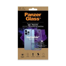 Заредете изображение във визуализатора на галерията – PanzerGlass ClearCase antibacterial Military Grade certified case for iPhone 13 Pro - transparent purple
