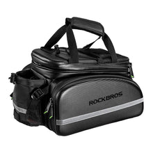 Заредете изображение във визуализатора на галерията – Rockbros A6-6 bicycle bag for trunk, 35 l, with fold-out pockets - black
