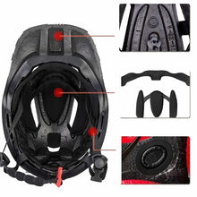 Заредете изображение във визуализатора на галерията – Rockbros TT-32SBPP-S children's bicycle helmet with detachable chinbar, size S - purple-pink
