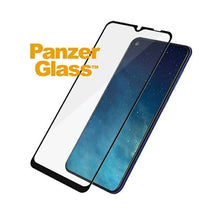 Заредете изображение във визуализатора на галерията – PanzerGlass E2E Regular tempered glass for Samsung Galaxy A22 5G - with black frame
