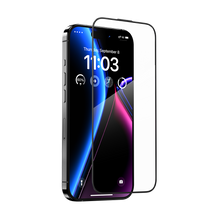 Заредете изображение във визуализатора на галерията – Benks Tempered glass Ultra Shield HD for Iphone 15 Pro Max black
