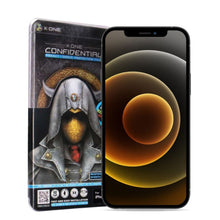 Заредете изображение във визуализатора на галерията – X-ONE Full Cover Extra Strong Privacy - for iPhone 18 PRO (full glue) tempered glass 9H
