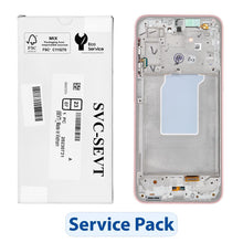 Заредете изображение във визуализатора на галерията – ServicePack LCD Display SAMSUNG A26 5G A266B Peach GH82-37049D
