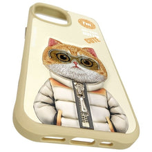 Заредете изображение във визуализатора на галерията – NIMMY case COOL&amp;CUTE 2.0 Cat for IPHONE 15 khaki
