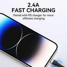 Заредете изображение във визуализатора на галерията – Wozinsky WNBAL1 USB-A / Lightning 2.4A cable 1 m - black
