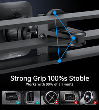 Заредете изображение във визуализатора на галерията – Choetech H042 magnetic car holder for air vent - black
