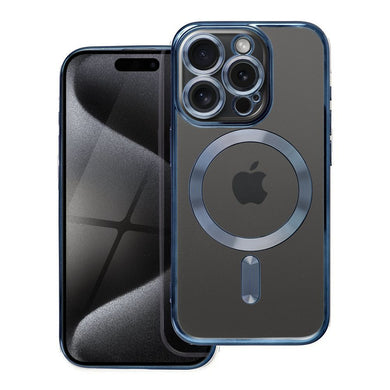 ELECTRO MAG COVER case compatible with MagSafe for SAMSUNG A36 titanium blue