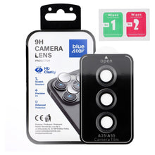 Заредете изображение във визуализатора на галерията – Camera Lens Protector BLUE STAR Easy Install for SAMSUNG A55 black
