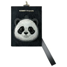 Заредете изображение във визуализатора на галерията – NIMMY card wallet BIG EYED PET 2.0 Panda black
