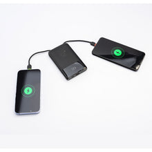 Заредете изображение във визуализатора на галерията – FORCELL F-ENERGY F10K6 Multicharge powerbank with built-in cables Type C and Lightning PD QC3.0 3A 22,5W 10000 mAh black
