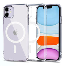 Заредете изображение във визуализатора на галерията – Tech-Protect MagMat MagSafe case for iPhone 11 - transparent
