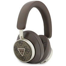 Заредете изображение във визуализатора на галерията – Wireless headphones Guess ENC GUBHC15P4MRCTW (4G Triangle Logo) brown
