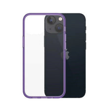 Заредете изображение във визуализатора на галерията – PanzerGlass ClearCase antibacterial Military Grade certified case for iPhone 13 mini - transparent purple
