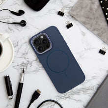 Заредете изображение във визуализатора на галерията – FRAME MAG COVER Case compatible with MagSafe for IPHONE 17 PRO MAX navy blue
