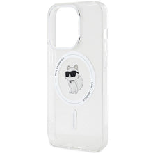 Заредете изображение във визуализатора на галерията – Karl Lagerfeld IML Choupette MagSafe case for iPhone 13 Pro Max - transparent
