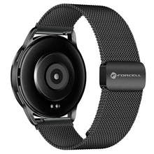 Заредете изображение във визуализатора на галерията – FORCELL F-DESIGN FS11 magnetic stailess steel strap for SAMSUNG Watch 22 mm black
