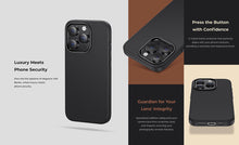 Заредете изображение във визуализатора на галерията – Benks Etui Magnetic Leather for Iphone 15 Pro black
