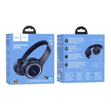 Заредете изображение във визуализатора на галерията – HOCO wireless headphones bluetooth W41 blue
