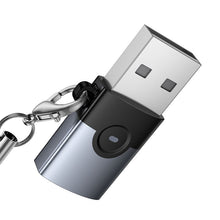 Заредете изображение във визуализатора на галерията – Adapter OTG USB A to USB C Hoco UA46B gray
