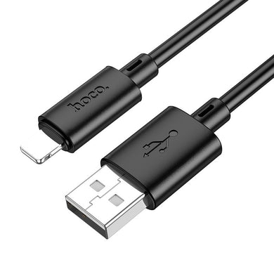Cable USB A to Lightning Hoco 2,4A 2 m X88 black