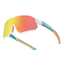Заредете изображение във визуализатора на галерията – Rockbros 14110009003 photochromic cycling glasses for children 8-14 years old - green and white
