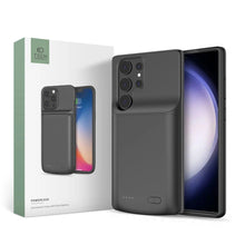 Заредете изображение във визуализатора на галерията – Tech-Protect PowerCase case for Samsung Galaxy S23 Ultra with 4800mAh power bank - black

