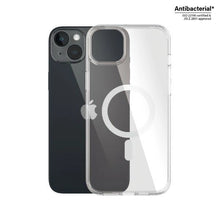 Заредете изображение във визуализатора на галерията – PanzerGlass HardCase with MagSafe Antibacterial Military Grade Certified Case for iPhone 14 Plus / 15 Plus - Transparent
